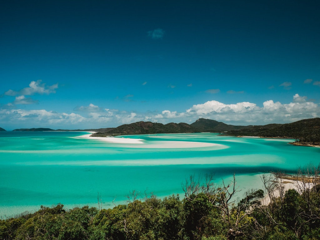 A beautiful view of the Whitsunday Islands