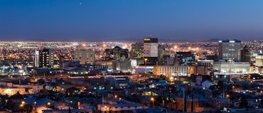 El Paso in the night time