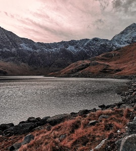 a lake in snowdonia