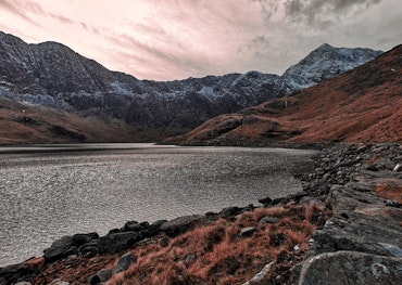 a lake in snowdonia