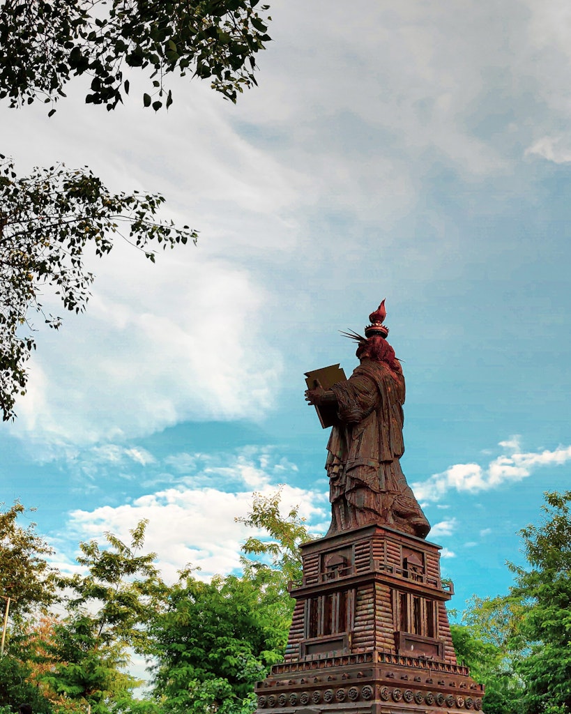 Statue of liberty in the wonder park, Delhi