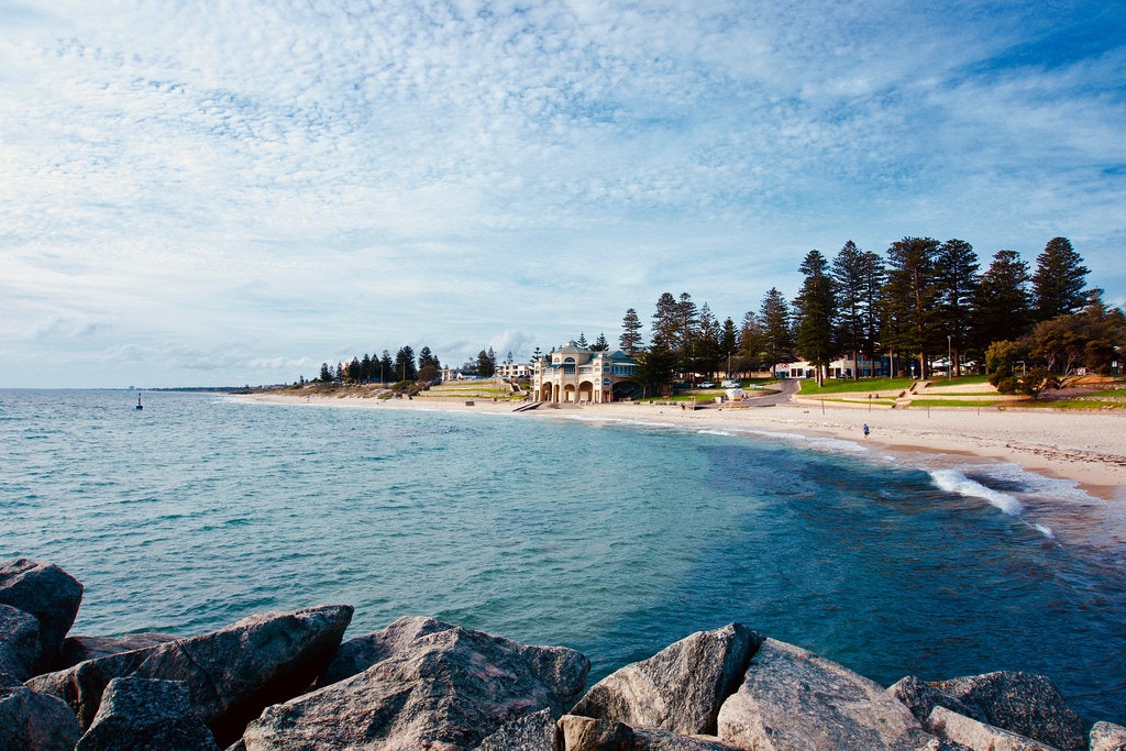 The beautiful shores of Cottesloe Beach