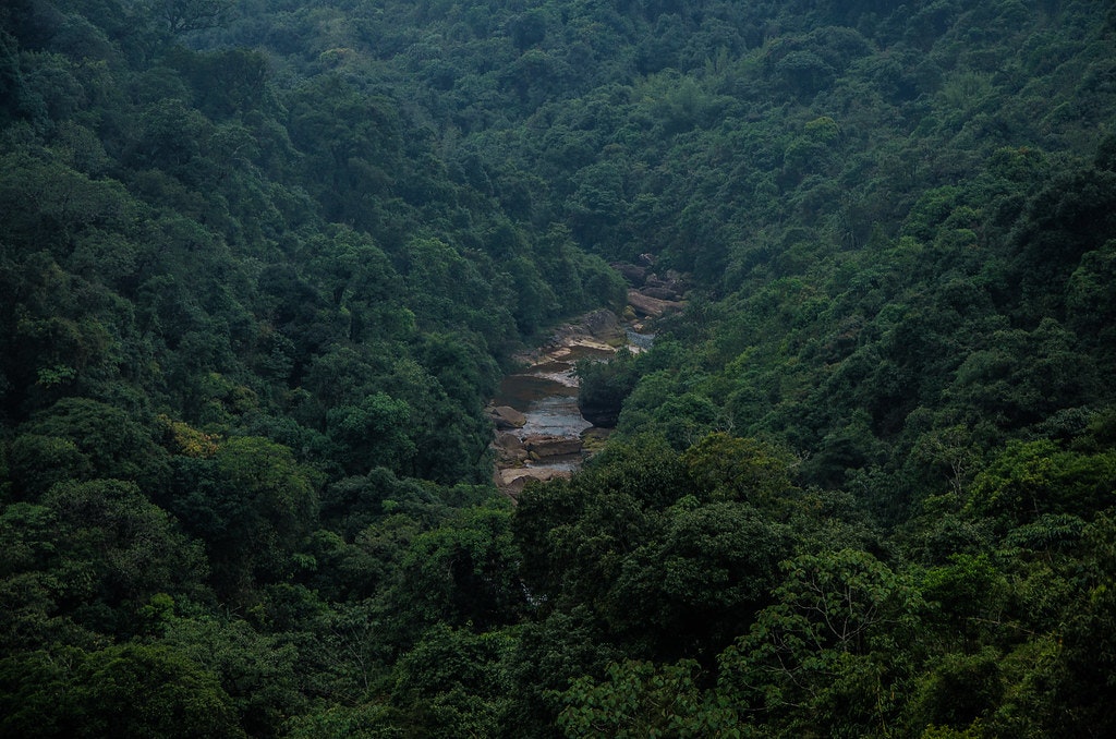 Beautiful landscape of Cherrapunji