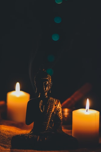 Buddha and Candles