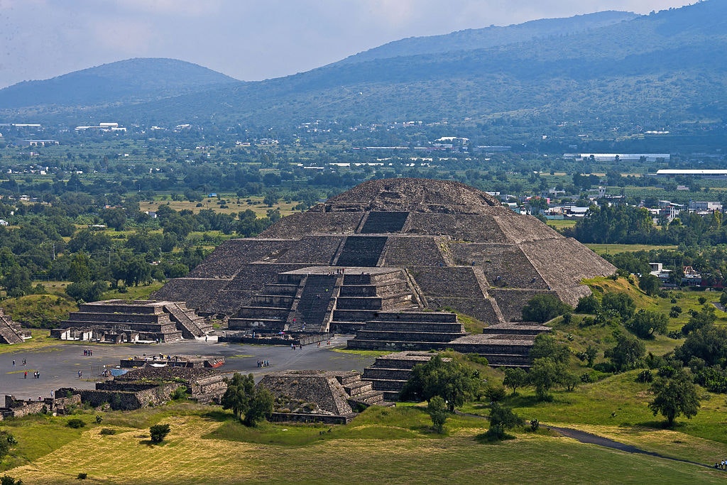 Pyramid of the Moon in Mexico