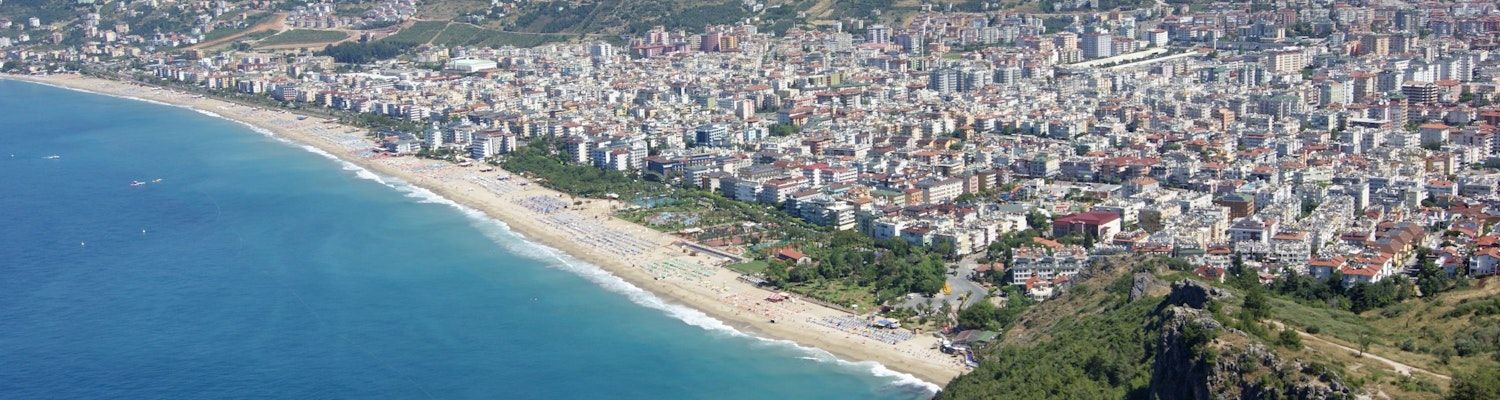 Panorama of Alanya resort city