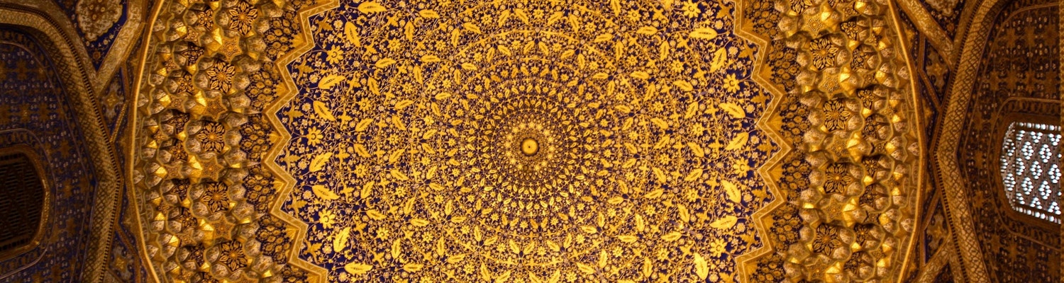 A ceiling in Samarkand