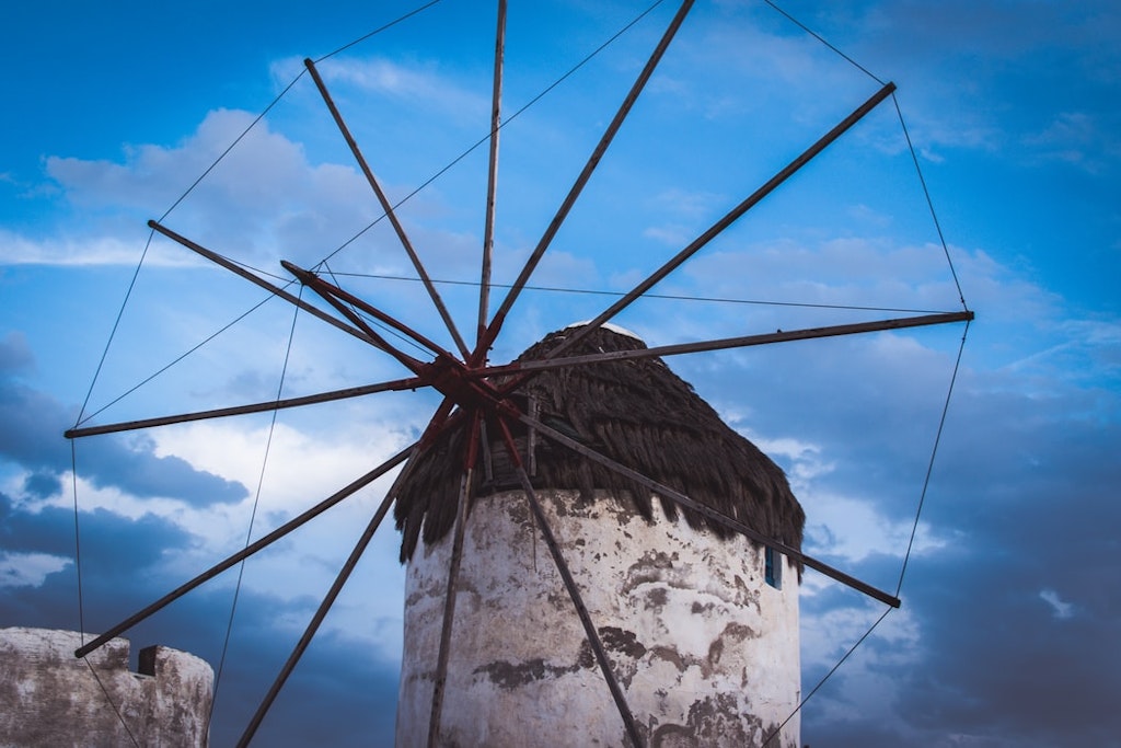 A windmill in Mykonos