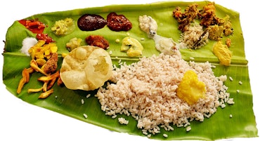 Kerala cuisine ela sadhya