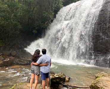 waterfalls visit during our staycation to Ayatana