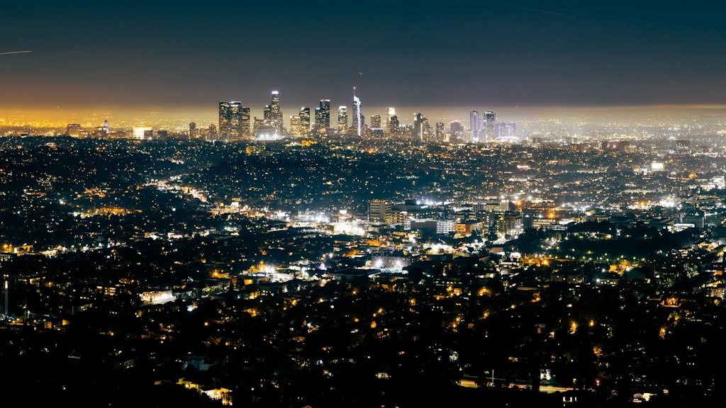 Los Angeles at night 