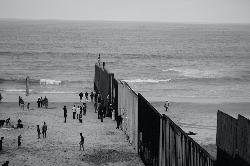 The border wall at Playas de Tijuana, 
