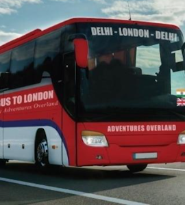 Delhi to London bus journey
