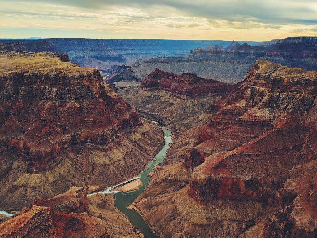 The overview of Grand Canyon.