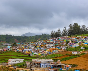 The coloured terrain houses of Ooty
