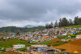 The coloured terrain houses of Ooty