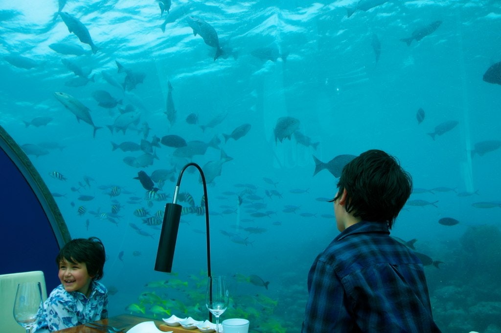 ITHAA UNDERSEA SEAFOOD RESTAURANT IN THE MALDIVES