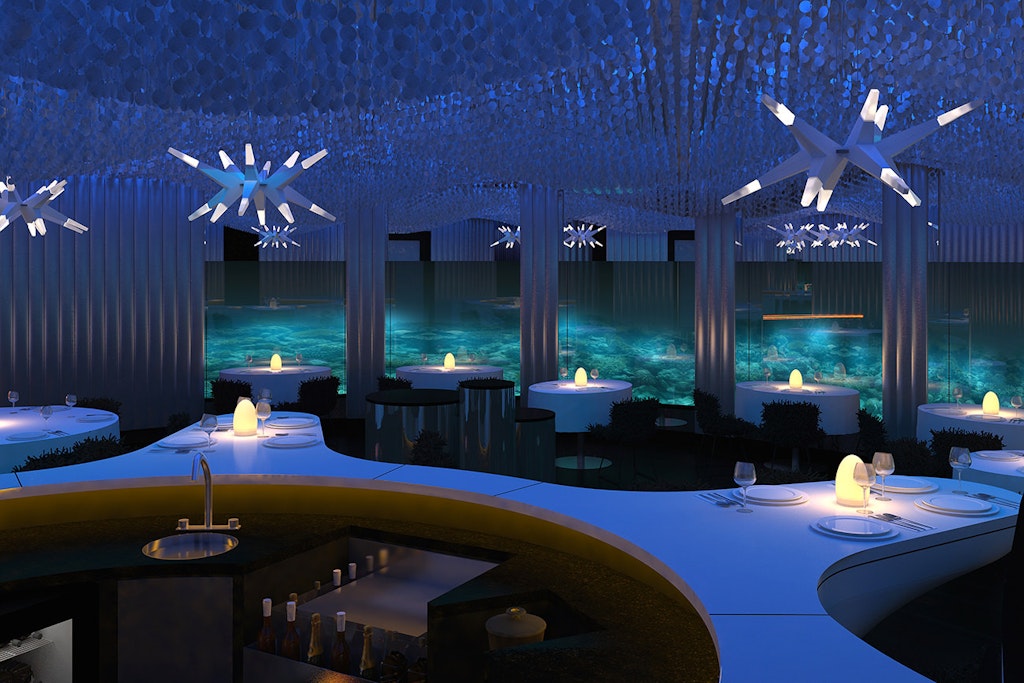 SUBSIX SEAFOOD RESTAURANT IN THE MALDIVES