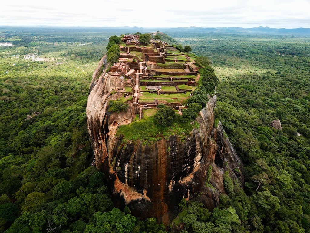 Sigiriya Rock Fortress, one of the best places to visit in Sri Lanka 