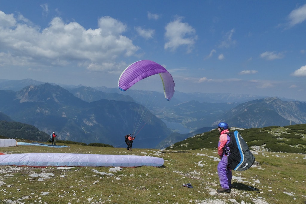 Best places for paragliding in Austria, Hallstatt paragliding