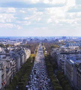 Champs Elysees in Paris