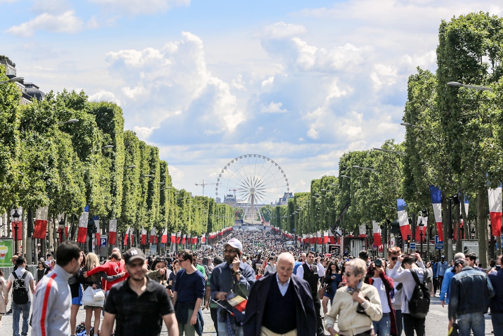 Champs Elysees Bastille Day