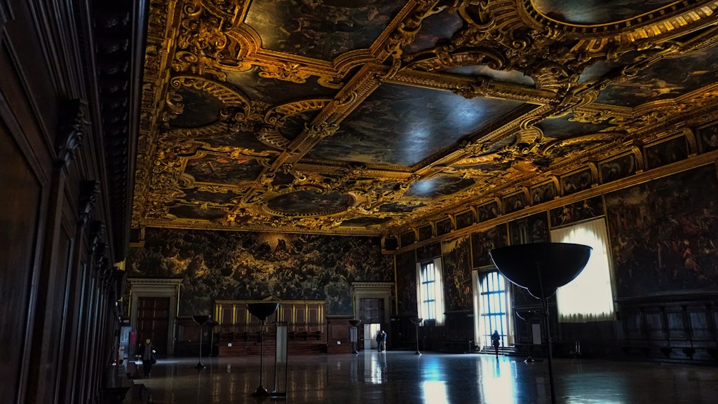 Interior of Doge Palace, Italy