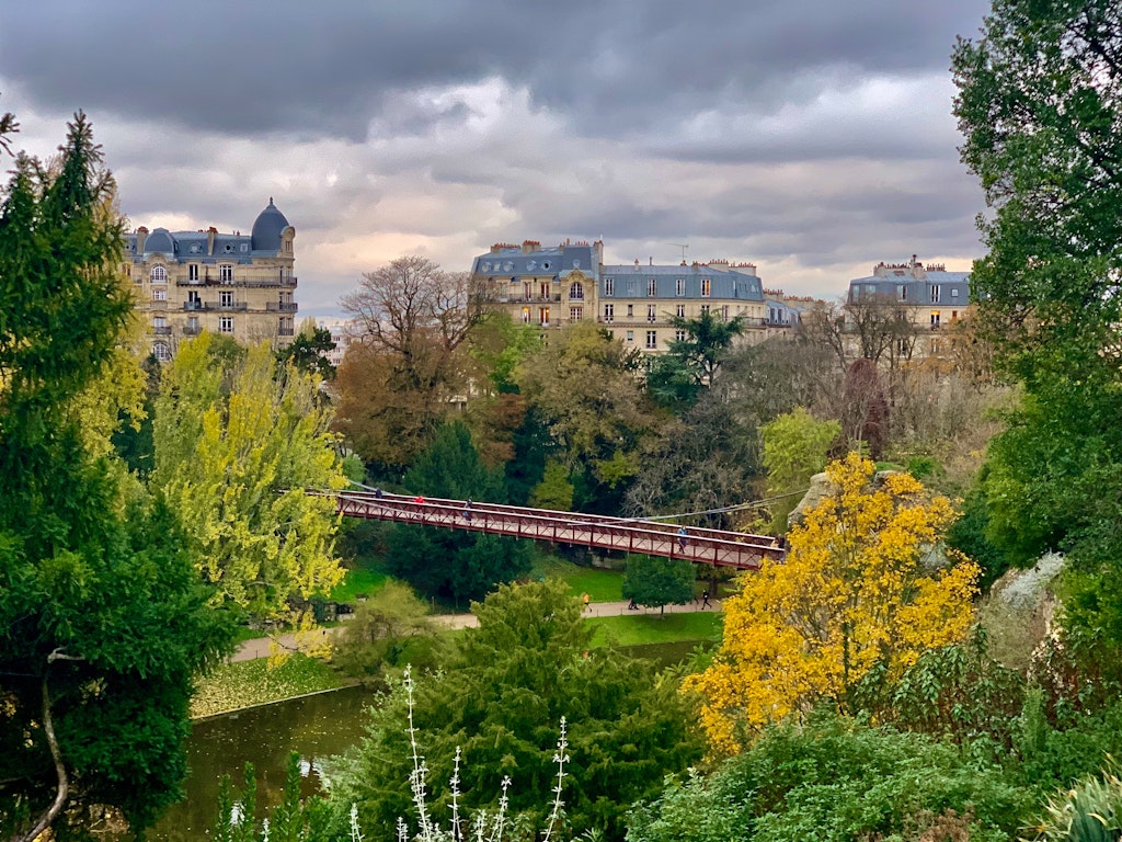 Parc des Buttes-Chaumont, most beautiful parks in Paris, France