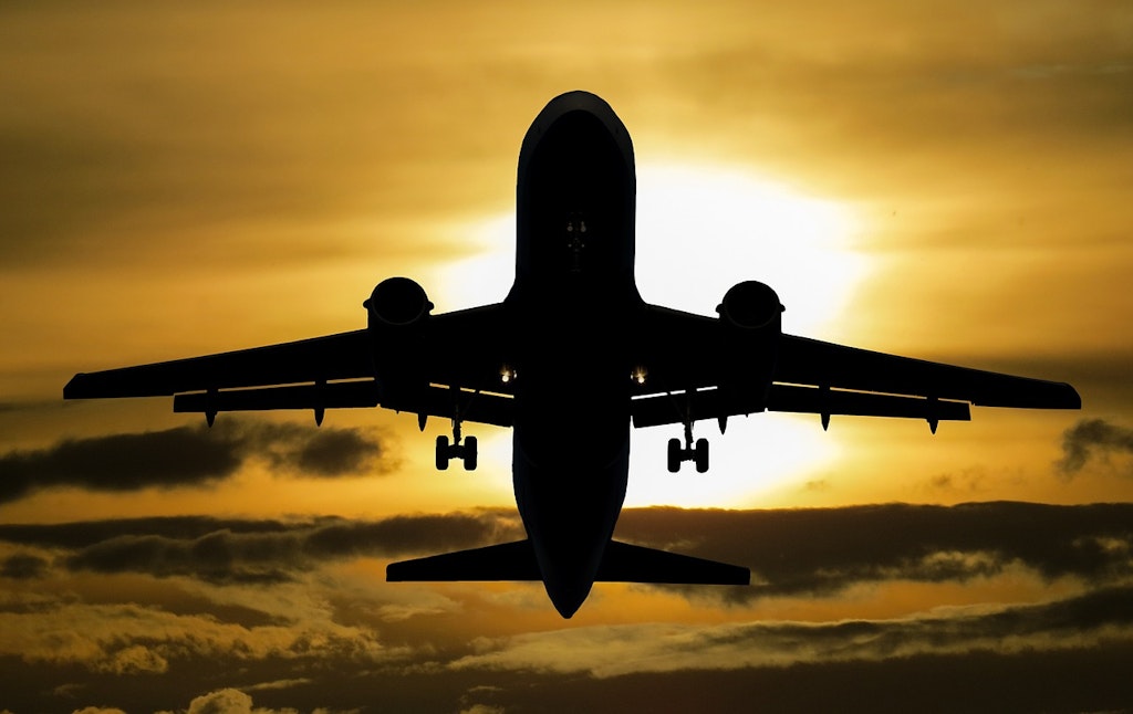 aircraft-sunset- Travel options