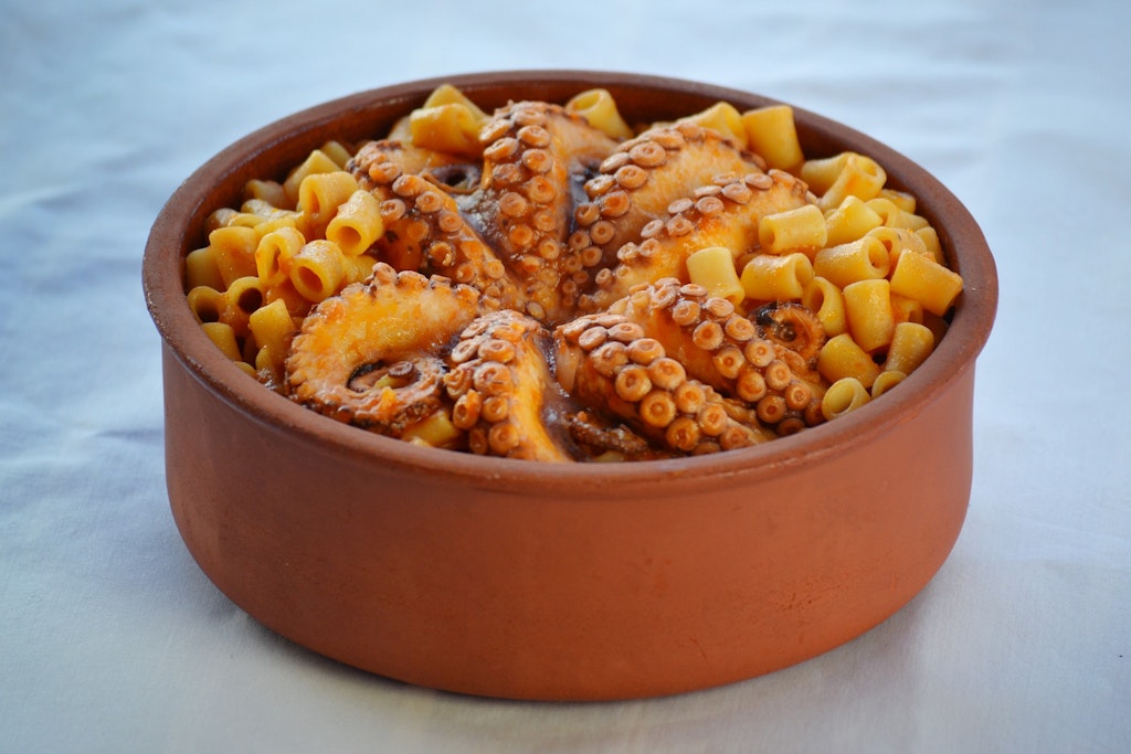 Traditional Octopus Greek Dish