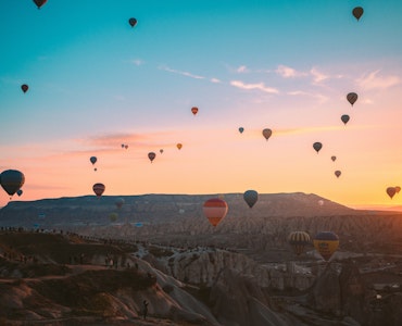Soar over the Valleys in a Hot Air Balloon