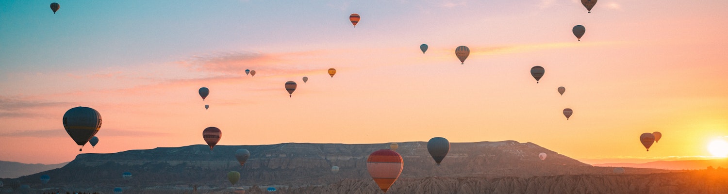 Soar over the Valleys in a Hot Air Balloon