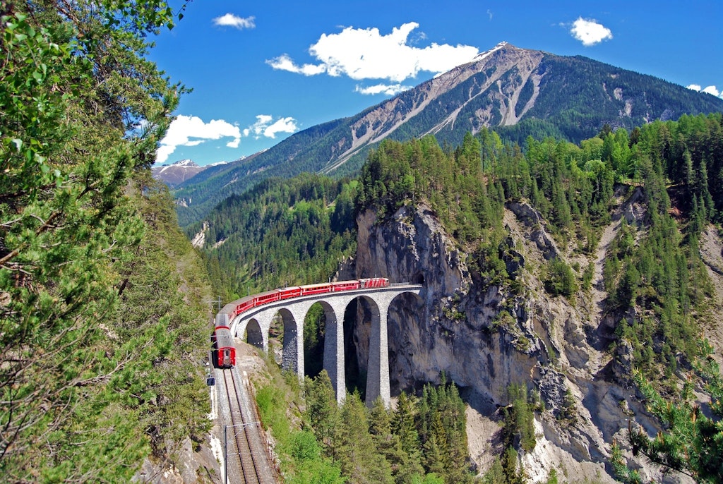 Landwasser Viaduct Bridge, Switzerland