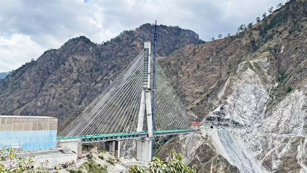 India to Unveil Its First Cable-Stayed Bridge, the Anji Khad Bridge
