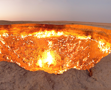 Gates of Hell Turkmenistan's Karakum Desert